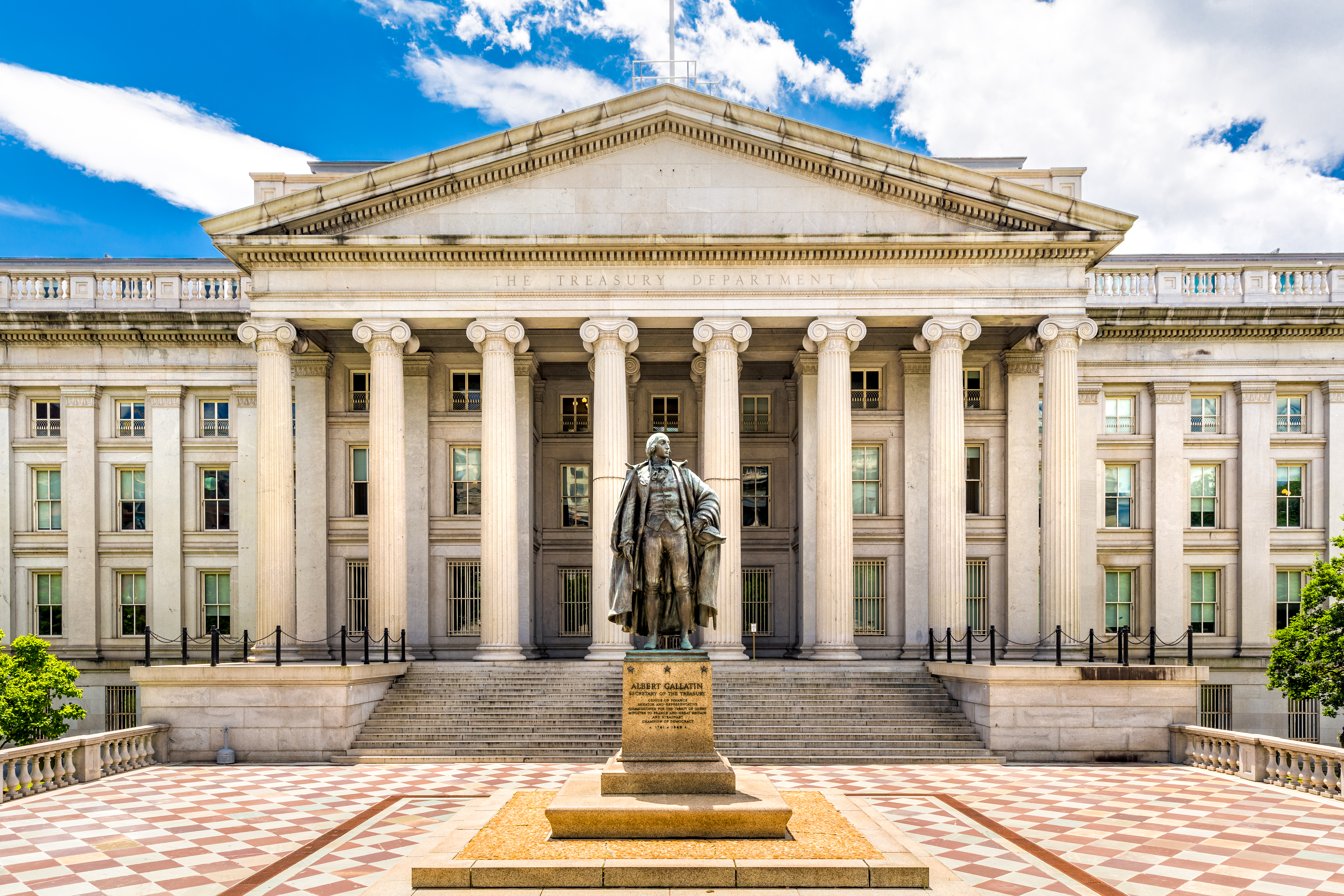 The Treasury Building in Washington D.C