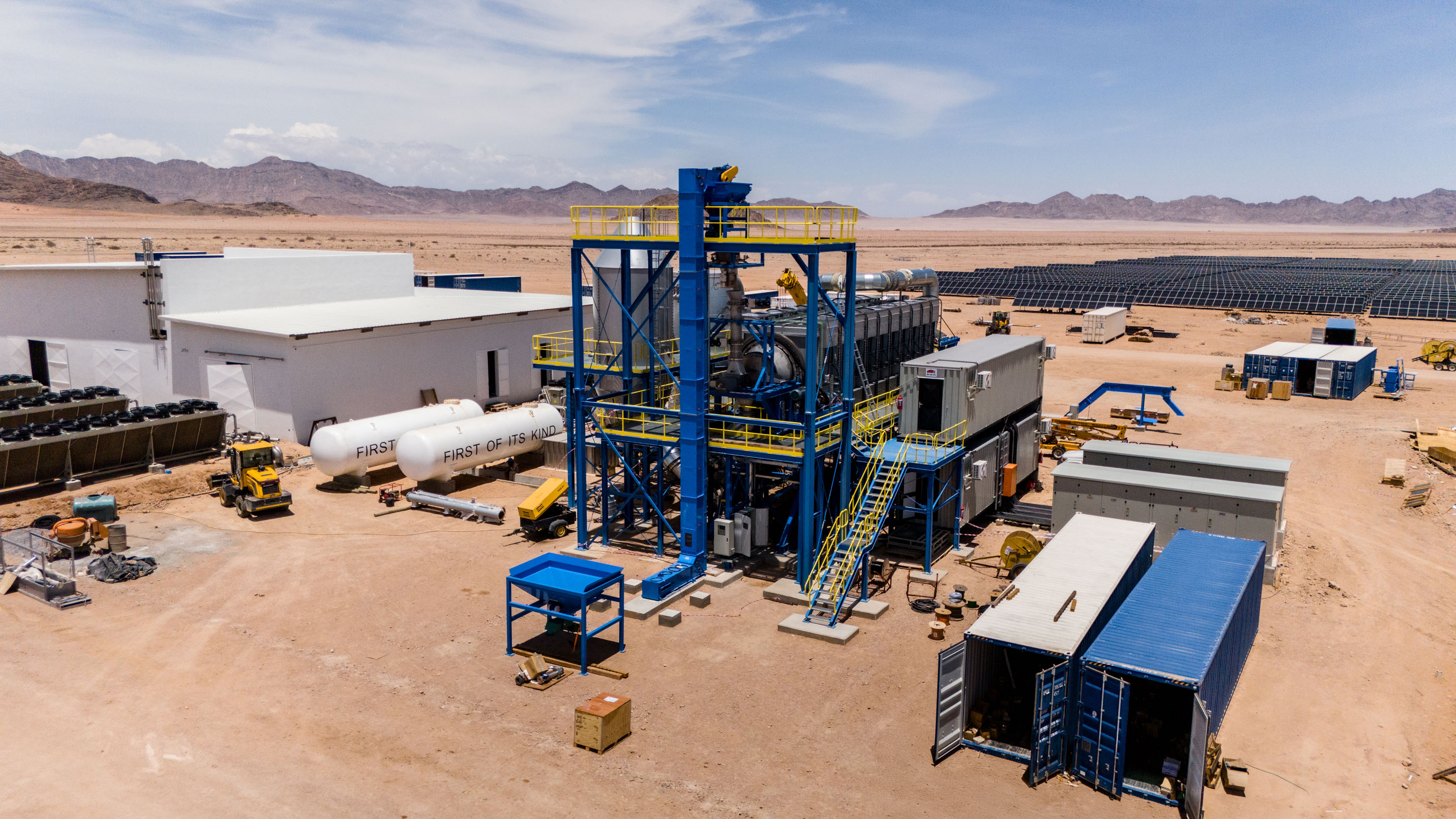 aerial shot of the Hylron Oshivela facility
